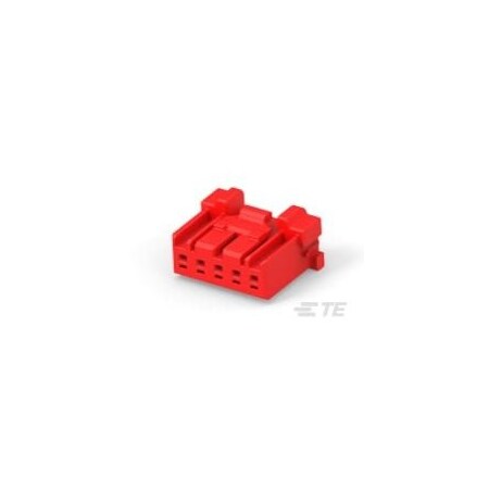 Te Connectivity GRACE INERTIA CONN 2.5 PLUG HSG 5P RED 1-1747066-5